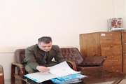 بازدید مسئول واحد حقوقی اداره کل دامپزشکی استان از شبکه دامپزشکی شهرستان نائین