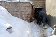 اجرای عملیات واکسیناسیون تب برفکی درشهرستان فریدون شهر در دمای زیر صفر درجه