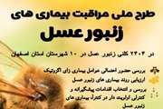 پوستر طرح ملی مراقبت بیماری های زنبور عسل