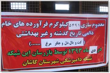  گوشه ای از فعالیتهای خام دامی شهرستان کاشان  