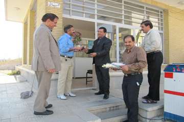 تقدير از زحمات كاركنان اداره كل دامپزشكي اصفهان در 14 مهر