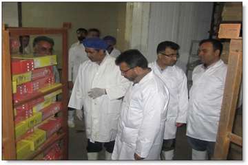  بازدید سرزده از کشتارگاه طیور و کارخانه پرشویی 