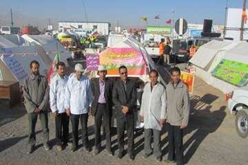 حضور اداره كل دامپزشكي اصفهان درمانور استاني اسكان اضطراري در شهرستان اردستان 