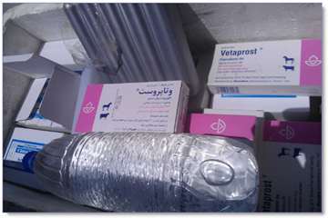 کشف  و ضبط هشت قلم داروی غیر مجاز به ارزش بیش از 72 میلیون ریال از یک بابری در شهر اصفهان 