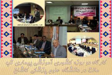 کارگاه دو روزه کشوری آموزشی بیماری تب مالت  در کاشان برگزار شد