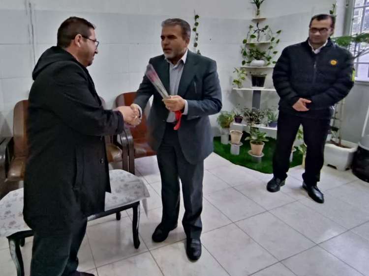 تجلیل مدیر کل دامپزشکی استان از همکاران واحد نقلیه این اداره کل