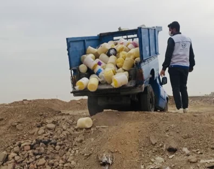 پلمب کارگاه غیرمجاز جداسازی زرده و سفیده تخم مرغ در شهرستان نجف آباد